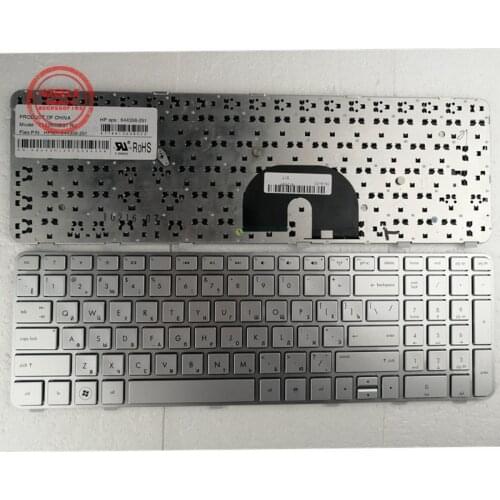 Russian laptop keyboard FOR HP DV6-6000 6101TX 6151TX 6153 6100 6B11TX 6C40 DV6-6029 6C40 6C41TX 6151TX RU New Silvery