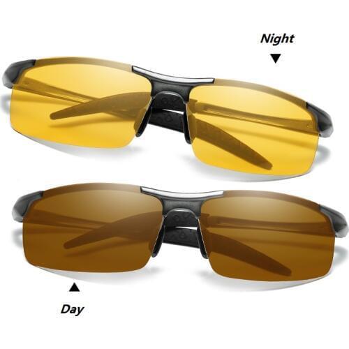 KH Change Color Day and Night Photochromic Sunglasses polarized Sun Glasses Driving Glasses