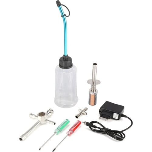 Nitro Starter Glow Plug Igniter Charger Tools Fuel Bottle Combo Spare Parts For Redcat HSP Nitro Powered 1/8 1/10 RC Car