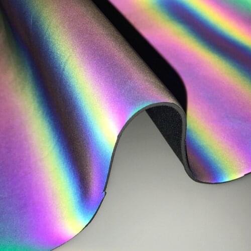 45CM X 145CM Colorful Reflective Diving Fabric For Clothing Bags DIY Handmade Material Decoration Suppliers