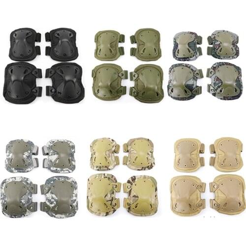 Tactical Knee Pads Elbow Pads Military Airsoft Paintball Battle Kneepads Outdoor Sports Hunting Working Protective Equipment
