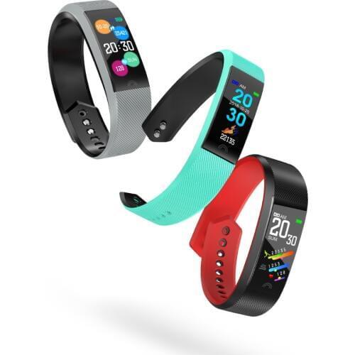 F6 intelligent fitness bracelet color screen intelligent blood pressure and heart rate monitor Android iOS wristband