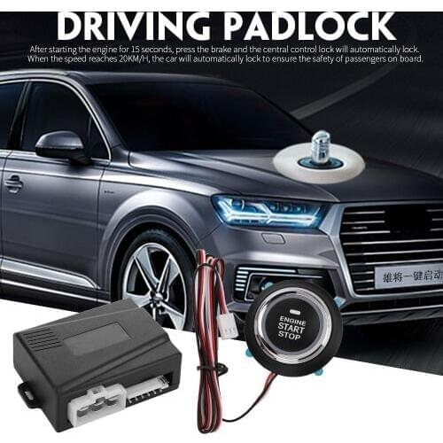 Vehemo Keyless Entry Hide Lock Start Lock Car Button for Door Locking System One-Button Start NEW Auto Securityalarm