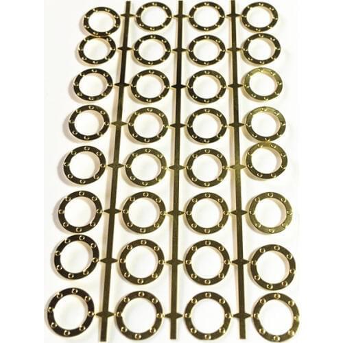 1Pack RC Electric Assembled Boat Copper Round Hanging Window 10x7x0.3mm Suspended Sash Spare Parts for Ship Model