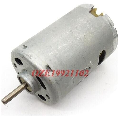 1PC For DIY Electric Tool 6-12V 3.175MM Shaft Dia. 5MM Shaft Length 2 Pin Connector Cylindrical Permanent Magnet DC Motor