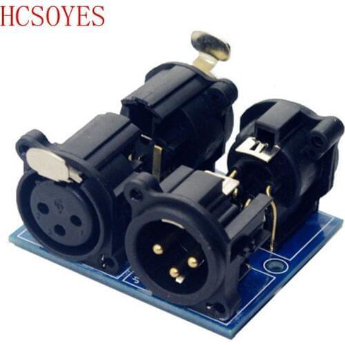 1 pcs XLR5-XLR3 DMX512 Relays connector