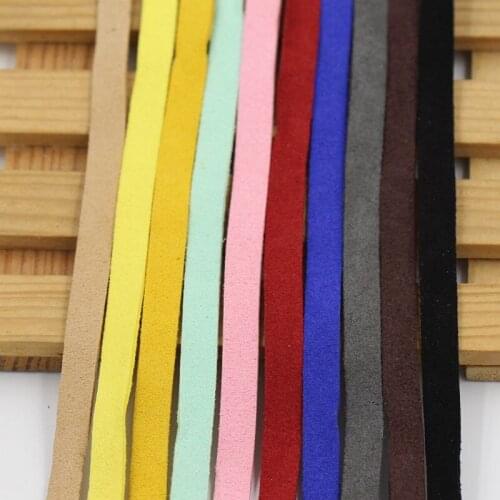 3m/pieces and 30m/roll able) 8MM width Soft Suede cord for DIY jewelry Bracelet accessories Bags Cord Hat decoration belt