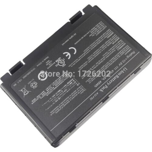 Laptop battery for Asus A32-F82 A32-F52 k70 p50ij X70ab X70ac X70ij X70ic X8a L0690L6 L0A2016 70NLF1B2000Y 90NLF1BZ000Y