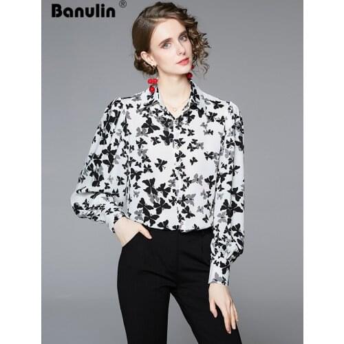 Banulin Blouses With Flowers