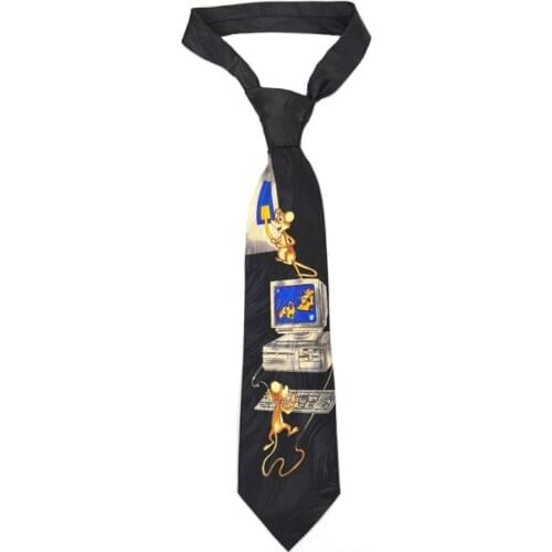 Free Shipping New Male mens Original design personality creative fashion motorcycle pattern foreign trade tie female single10cm