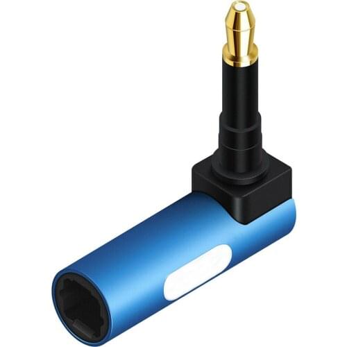 Digital 3.5mm Mini Fiber Adapter 90 Degree Optical Audio Cable Audio Adapter New Arrival