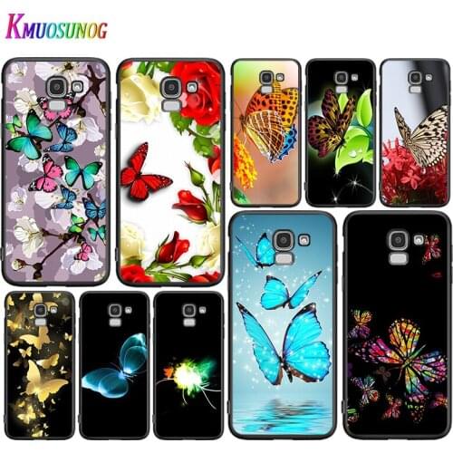Colourful Butterfly For Samsung Galaxy J8 J7 Duo J6 J5 Prime J4 Plus J3 J2 Core 2018 2017 2016 Phone Case Cover