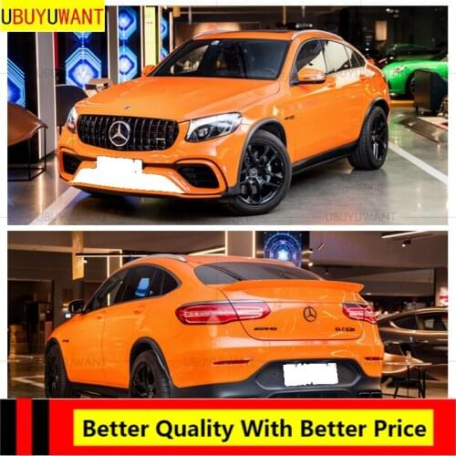 EPFBSQP For Mercedes Benz GLC 2016-2020 ABS Primer Color Exterior Rear Spoiler Tail Trunk Boot Wing Decoration