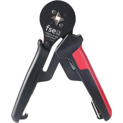 HSC4 6-4A High Precision Mini Crimping Pliers Self Adjusting Tubular Crimping Terminals Tool 0.08-6mm 28-10AWG Crimping Plier