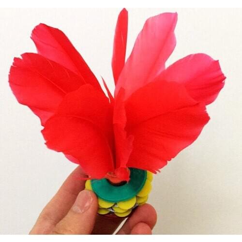 Kicking toy School Gift Outdoor Sport Kids Foot Sports Kicking Feather Shuttlecocks Toy Playing Games Chinese Jianzi Child