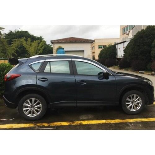 ABS Chrome plastic Window Visor Vent Shades Sun Rain Guard car accessories for Mazda CX-5 CX 5 2013 2014 2015 2016 car styling