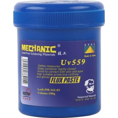 MECHANIC NC-559-ASM Blue No-Clean BGA Repair Solder Soldering Flux Paste Reballing Solder Ball soldering flux 100g