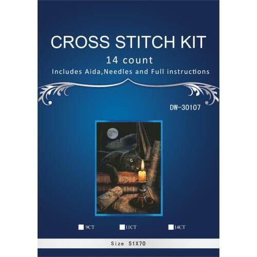 Oneroom Embroidery Counted Cross Stitch Kits Needlework - Crafts 14 ct DMC Color DIY Arts Handmade Decor - The Witching Hour