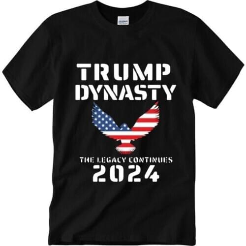 Trump Dynasty the Legacy Continues 2024 American Flag Shirt Unisex Size S-3XL