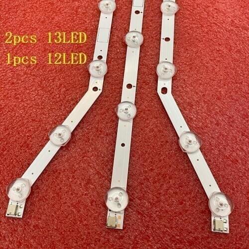 3 PCS LED Backlight strip for UE40EH5047 UE40EH5050 UE40EH5057 UE40H5003 UE40EH5037 UE40EH5005 UE40H5203 UE40H5004 UE40H4200AK