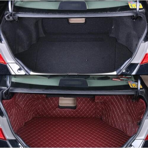 Fiber leather car trunk mat for toyota camry 2012 2013 2014 2015 2016 2017 xv50 Daihatsu Altis car accessories