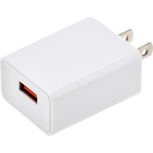 US Quick Charge 3.0 USB Charger Fast Charging Portable Mobile Phone Chargers For iPhone Xiaomi QC3.0 18W Travel Adapter 500pcs