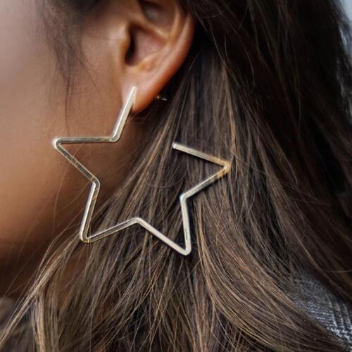 2018 New Star Hoop Earrings For Women Fashion Statement Earrings 2018 Femme Bijoux Earrings Brincos Jewelry