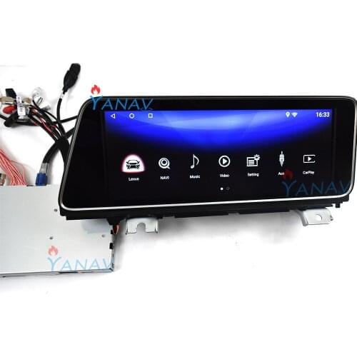 12.3" high match car GPS interface for-Lexus RX RX300 RX350 RX450 2016-2019 Interface car radio video player android right hand