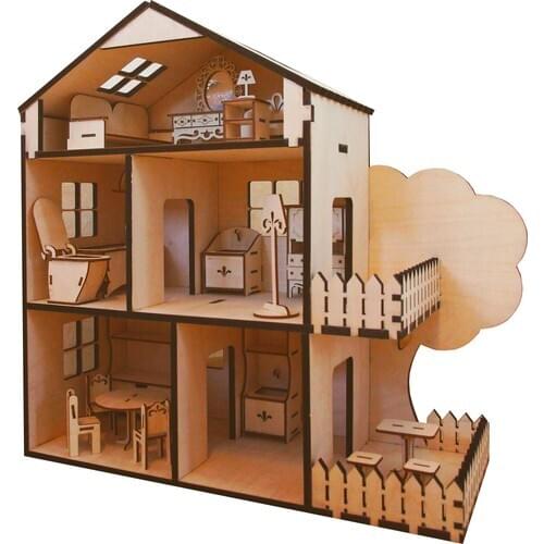 Кукольные домики Ahşap Toys China At AliExpress