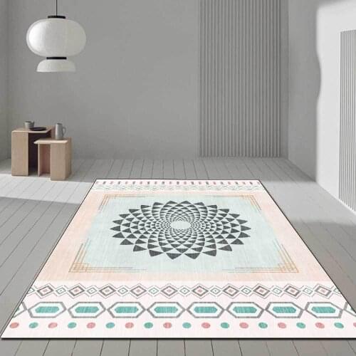 Bohemian Style Large Carpets For Living Room Bedroom Area Rug Modern Geometric 3D Parlor Washable Printing Sofa Carpet Floor Mat