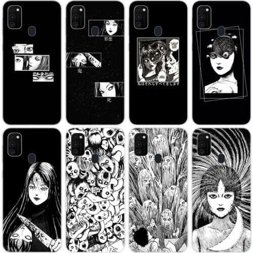 Junji Ito Tees Horror Case for Samsung Galaxy M11 M10S M01 M21 M31S M51 A01 J2 Core A21 A42 J6 A6 A8 Plus A7 2018 Silicone Cover