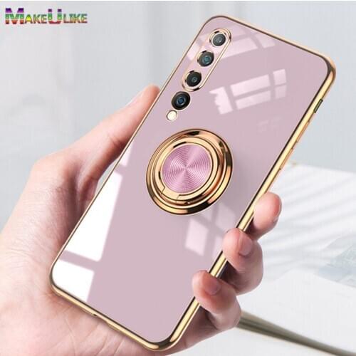 Ring Soft Case For Xiaomi Mi 10 Pro/ 10 Lite / 10 Ultra Case Anti-drop Stand Cover For Xiaomi Mi10 10Pro 10Lite 10Ultra Case