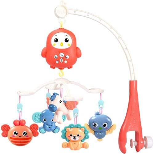 Baby Toys/baby Bed Bell Toys Music Rotating Remote Control Bedside Bell Newborn Baby Rattle Set Comfort Toys Sensory Toys