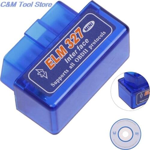 Hot Sale Bluetooth V2.1 Mini Elm327 OBDII scanner OBD car diagnostic tool code reader