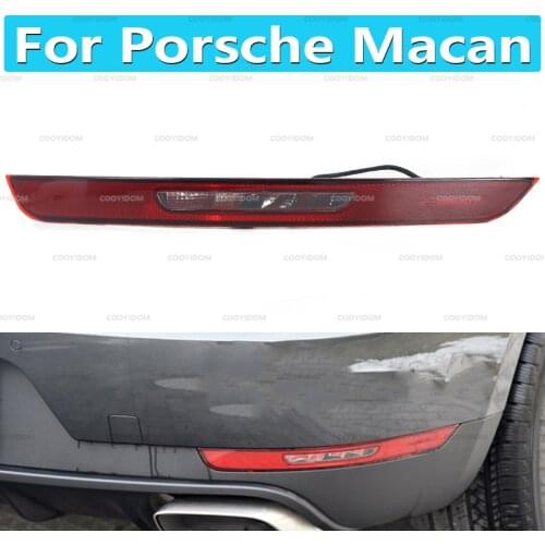 For Porsche Macan Rear Bumper LED Tail Stop Light Reverse Light Left&Right side Fog Lamp Signal Light