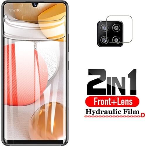 For samsung a42 5G Hydrogel Screen Protector Protective Soft Film on for Galaxy SM-A426B A426 a 42 Pock Camera Tempered Glass