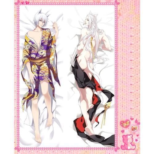 Anime Cartoon Kamisama Hajimemashita Double Bolster Hugging Pillow Case Pillow Cover Pillowcase Peach Skin 2 Way No.53078