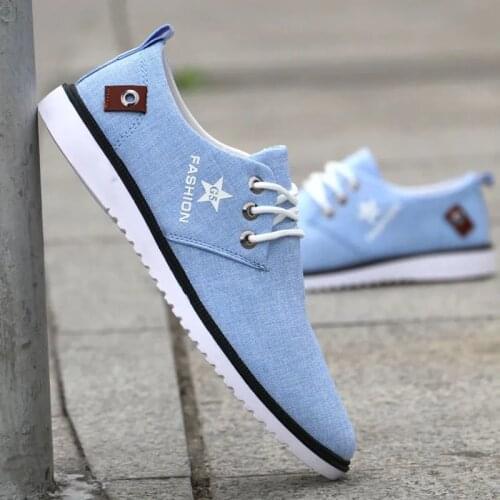 New Fashion Mens Comfortable High-Quality Canvas Casual Shoes Breathable Linen Flat Sneakers Lightweight Mens Driving Shoes
