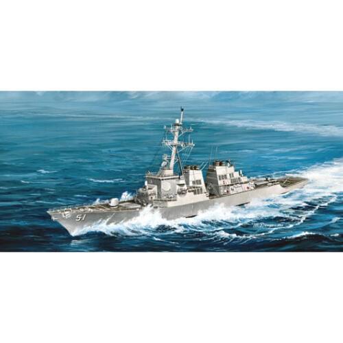 Trumpeter 04523 1/350 USS Arleigh Burke DDG-51 Destroyer Warship Model Kit DIY TH05620-SMT2