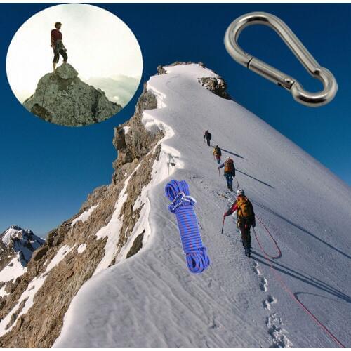 Marine Big Stainless SS316 Snap Hook Carabiner DIN5299C Climbing Mountain Spring Snap Hooks Snap Carabiner Hook