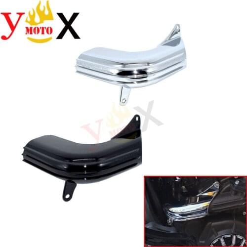 Motorcycle Chrome/Black ABS Coolant Hose Cover Engine Cooling Tube Pipe Guard Protector Accent Trim Decal For Indian Scout 15-19