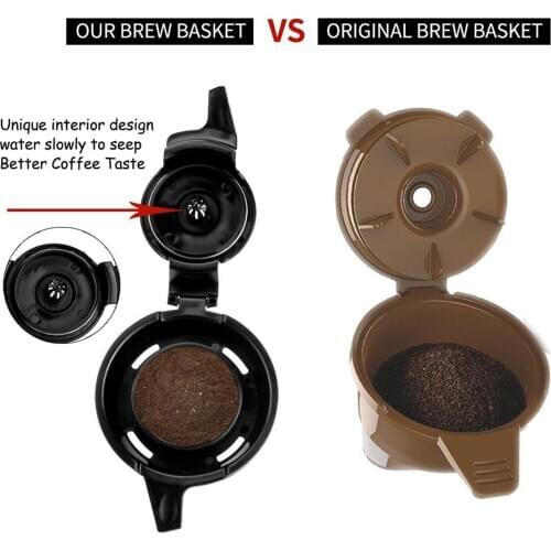 Washable Steel Coffee Filter Capsule Pod Cup Tea Eco-Friendly Mesh Filter