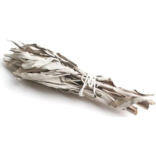 Natural White Sage Bouquets California Sage Leaf Smoky Purification Sage Leaf Purified Air Fragrance Yoga Healing Home Fragrance