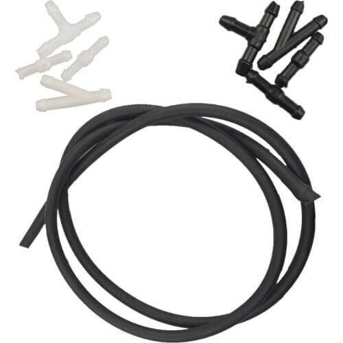 2021 New 5pcs/Set Universal Car Windshield Washer Nozzle Fluid Water Hose Tube Connectors