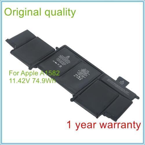 Original New Quality A1582 Battery For Retina 13'' A1502 A1582 ME864 ME865 Battery 2015 Year