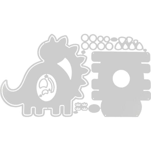 Easter Dinosaur Metal Cutting Dies Stencil Scrapbooking DIY Album Stamp Emboss