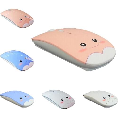 Portable 800/1200/1600 DPI Bluetooth 5.0 Wireless Cute Mouse Computer Accessory Mini Wireless Gaming Mouse Plug Play