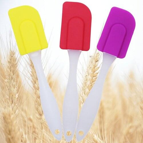 Spatula Silicone Scrapers Spoon Non-Stick Silica Cake Cooking Heat Resistant Flexible Scraping Baking Tools Kitchen Accessories