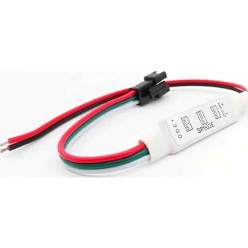 SP002E ; LED simple pixel controller; 3 key; pixel tester;DC5-24V input