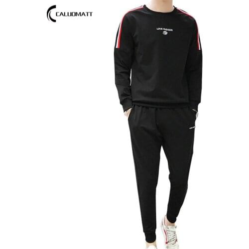 Sportswear Men New Spring Autumn Sets Training Suit 2 Piece Jacket+Pant Young Male Wear Casual Tracksuit Asia Size 4XL Outfit